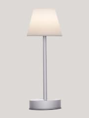 New Garden Grey Lola Slim 30 Table Lamp with Rechargeable Battery - Image 2 of 4