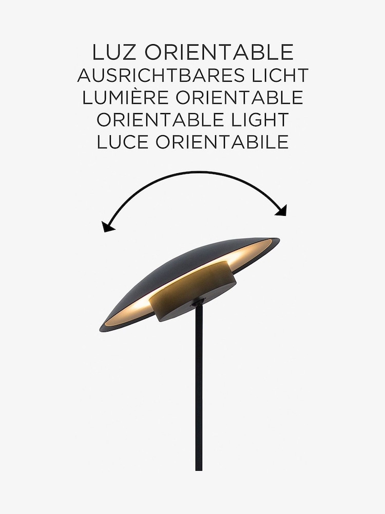 New Garden Anthracite Sardinia 40 Cordless Decorative Lamp with Rechargeable Battery - Image 6 of 6