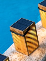 New Garden Brown Okinawa Cordless Portable Solar Lantern - Image 4 of 6