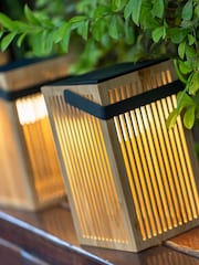 New Garden Brown Okinawa Cordless Portable Solar Lantern - Image 5 of 6