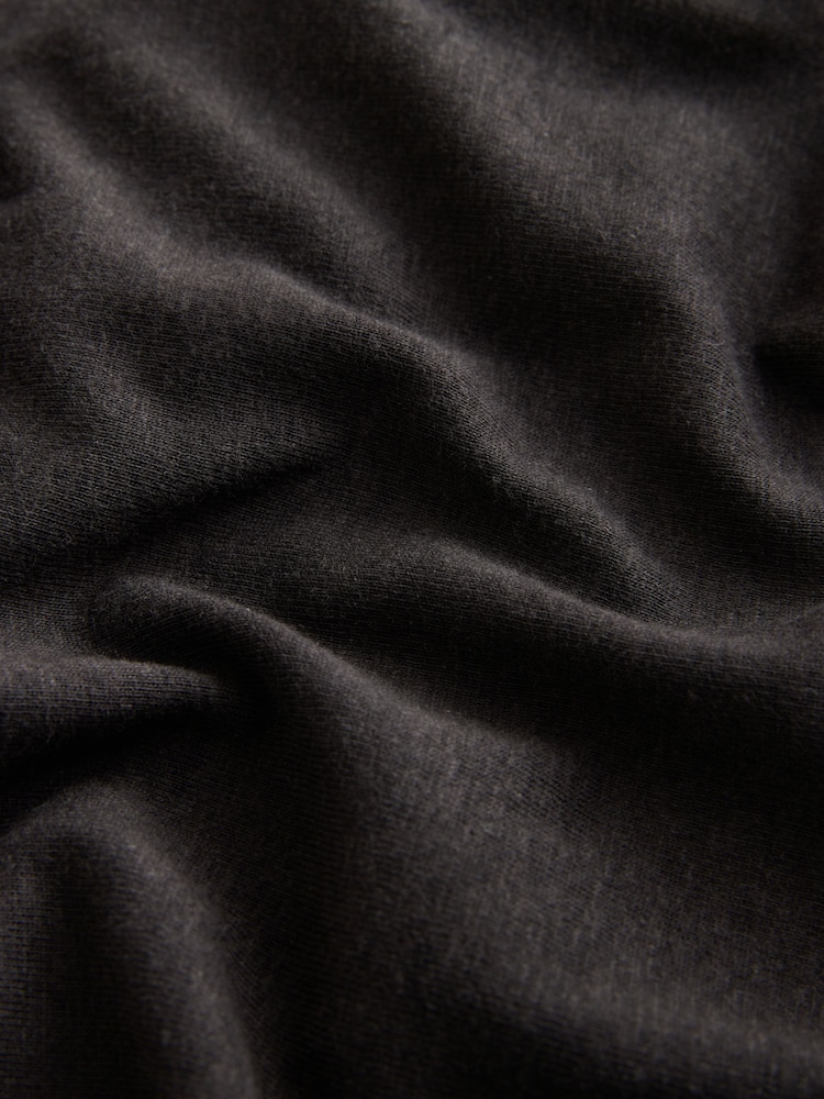 Chocolate Brown Short Sleeve Roll Edge Waisted Midi Dress with Linen - Image 2 of 3 Chocolate Brown Short Sleeve Roll Edge Waisted Midi Dress with Linen - Image 2 of 3