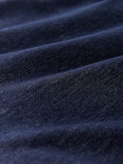 Indigo Blue Denim Jersey Jumpsuit - Image 4 of 4