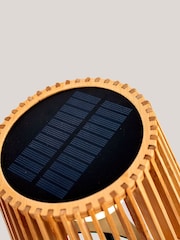 New Garden Brown Okinawa Solar Charging Table Lamp - Image 2 of 6