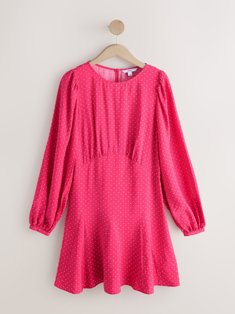 pink heart print dress Plus Size Pink Heart Print Cotton Maxi Dress for Women