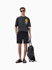 AllSaints Party Wave Swim Shorts - Image 1 of 8
