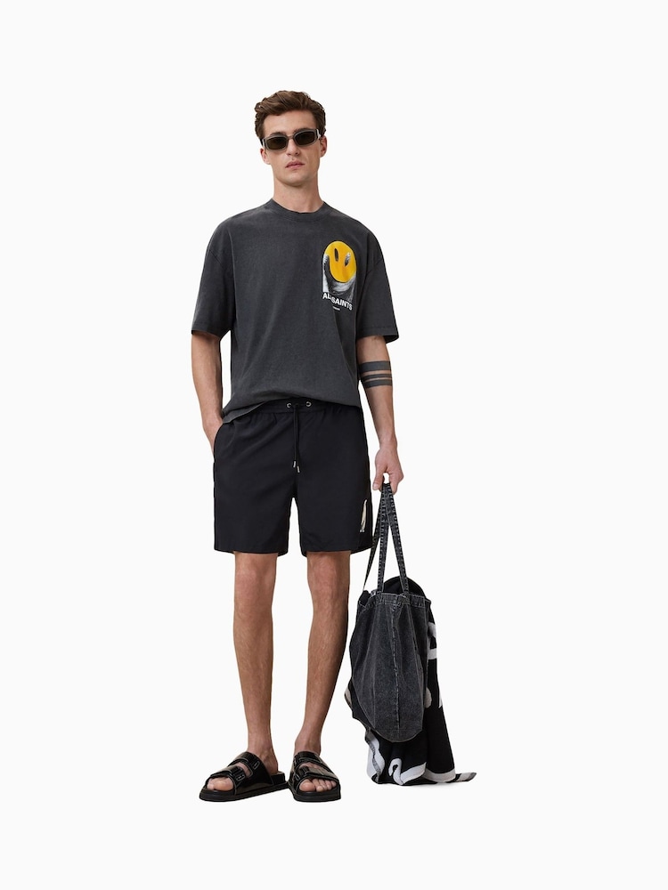 AllSaints Party Wave Swim Shorts - Image 1 of 8