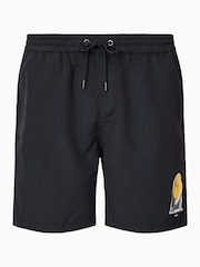AllSaints Party Wave Swim Shorts - Image 8 of 8