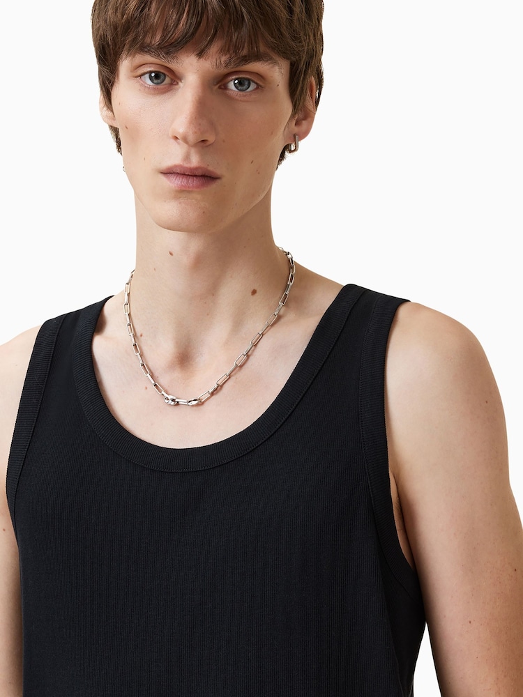 AllSaints Black Edwards Vest - Image 5 of 6