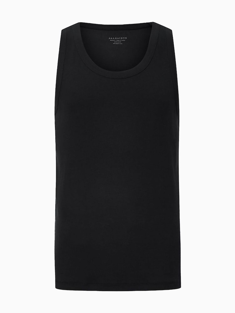AllSaints Black Edwards Vest - Image 6 of 6