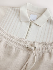 Marga neutra - Shorts de camisa com bolso com zíper - Imagem 4 de 6