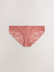 Sage Green Brazilian No VPL Lace Back Briefs 5 Pack - Image 3 of 8