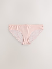 Sage Green Brazilian No VPL Lace Back Briefs 5 Pack - Image 4 of 8