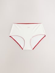 Red/Black Midi Cotton Rich Knickers 7 Pack - Image 2 of 10