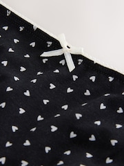 লাল/কালো - সুতির রিচ Knickers 7 প্যাক - 10এর মধ্যে 10 ছবি