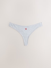 লাল/কালো - সুতির রিচ Knickers 7 প্যাক - 10এর মধ্যে 2 ছবি