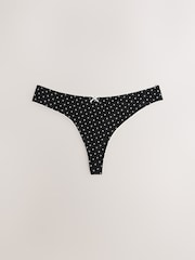 লাল/কালো - সুতির রিচ Knickers 7 প্যাক - 10এর মধ্যে 7 ছবি