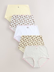 أصفر ليموني - حزمة من 5 سراويل داخلية غنية بالقطن - صورة 1 من 12