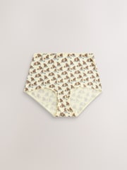 أصفر ليموني - حزمة من 5 سراويل داخلية غنية بالقطن - صورة 5 من 12