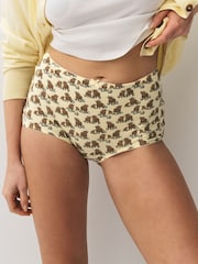 أصفر ليموني - حزمة من 5 سراويل داخلية غنية بالقطن - صورة 7 من 12