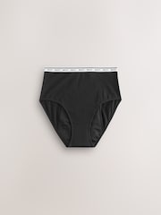 Black/Red Heart Full Brief Heavy Flow Period Knickers 2 Pack - Image 3 of 5