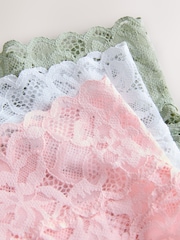 Rosa - All Over Lace Knickers 3 Pack - Imagen 11 de 11