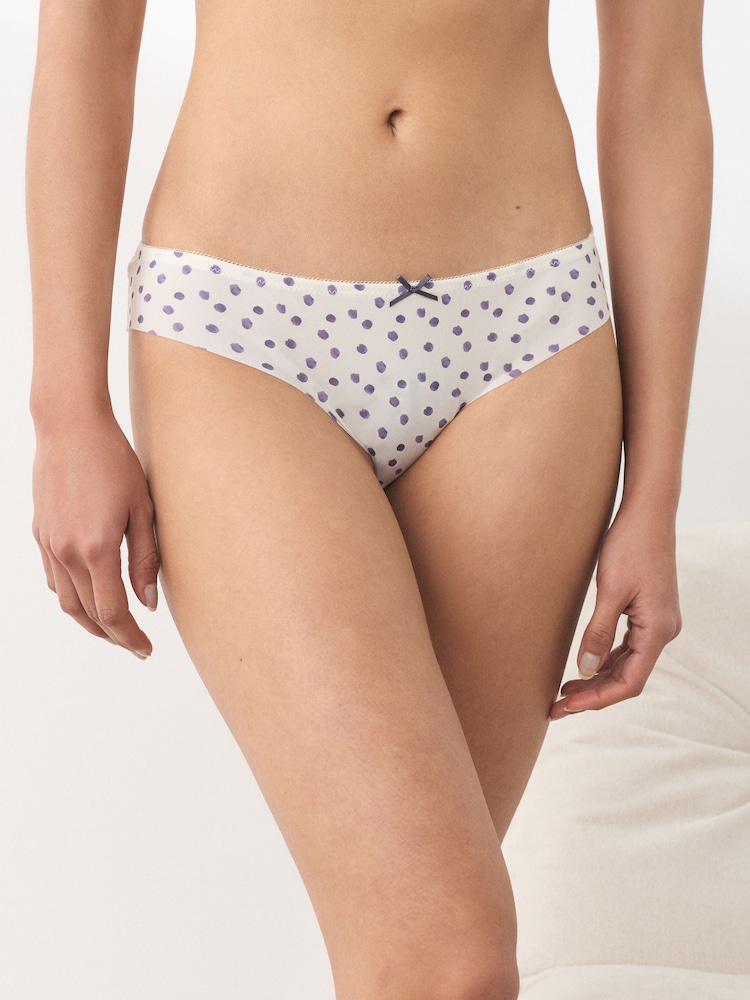 Blue Floral Brazilian Lace Back No VPL Invisible Knickers 5 Pack - Image 2 of 11 Blue Floral Brazilian Lace Back No VPL Invisible Knickers 5 Pack - Image 2 of 11