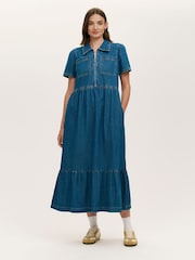 Finery Blue Tania Dress - Image 1 of 4