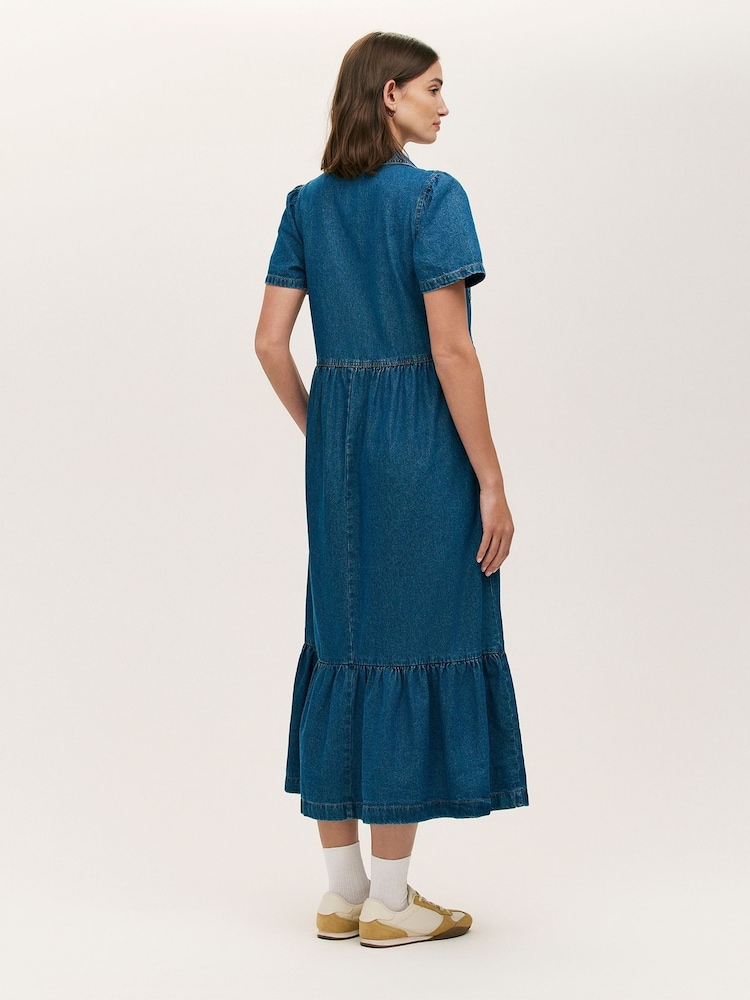 Finery Blue Tania Dress - Image 4 of 4