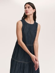 Finery Blue Essie Dress - Image 3 of 4