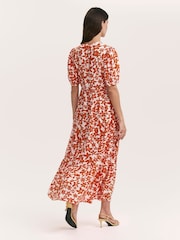 Finery Orange Sabine Dress - Image 4 of 4