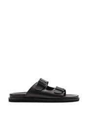 Negro - Jones Bootmaker Watton Leather Slip-On Mules - Imagen 2 de 6