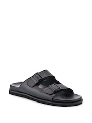 Negro - Jones Bootmaker Watton Leather Slip-On Mules - Imagen 3 de 6