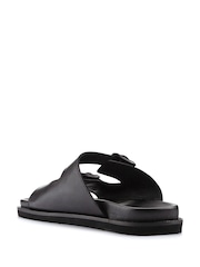 Negro - Jones Bootmaker Watton Leather Slip-On Mules - Imagen 4 de 6