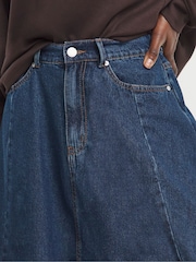 JD Williams Blue Full Circle Denim Skirt - Image 4 of 4