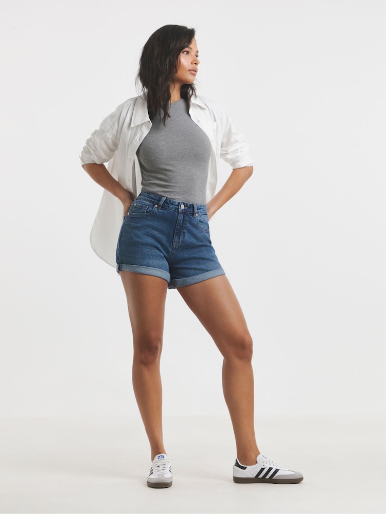 Simply Be Blue Of 99/1 Loose Mom Denim Shorts 2 Pack - Image 5 of 5