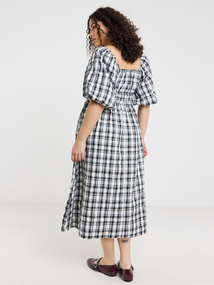 Simply Be Gingham Midi Dress - Imagen 2 de 4 Simply Be Gingham Midi Dress - Imagen 2 de 4