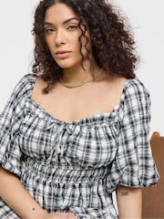 Simply Be Gingham Midi Dress - Imagen 3 de 4