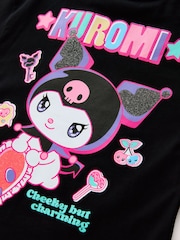 Black Kuromi Graphic T-Shirt (3-16yrs) - Image 3 of 4