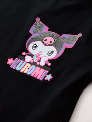 Black Kuromi Graphic T-Shirt (3-16yrs) - Image 4 of 4