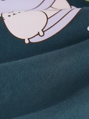 Navy Pusheen Graphic Print T-Shirt (3-16yrs) - Image 3 of 5