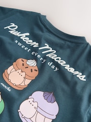 Navy Pusheen Graphic Print T-Shirt (3-16yrs) - Image 5 of 5