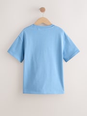 Blue Mimi & Neko Graphic Print T-Shirt (3-16yrs) - Image 2 of 4