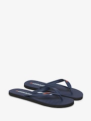 Superdry Blue Core Essential Flip Flops Sandals - Image 3 of 7