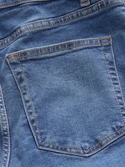 Mid Blue Denim Mid Rise Stretch Bootcut Jeans - Image 9 of 9