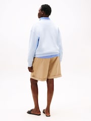 Tommy Hilfiger Curve Logo Embroidery Pique Sweatshirt - Imagen 2 de 5