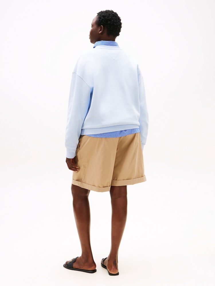 Tommy Hilfiger Curve Logo Embroidery Pique Sweatshirt - Imagen 2 de 5