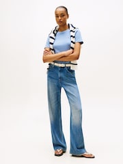 Tommy Hilfiger Blue Slim Crew Neck T-Shirt - Image 2 of 6