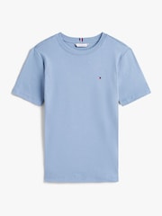Tommy Hilfiger Blue Slim Crew Neck T-Shirt - Image 6 of 6