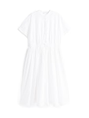 Tommy Hilfiger White Curve Smock Relaxed Midi Dress - Image 5 of 5