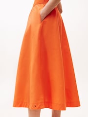 Tommy Hilfiger Slim Fit And Flare Midi Dress - Изображение 3 из 5